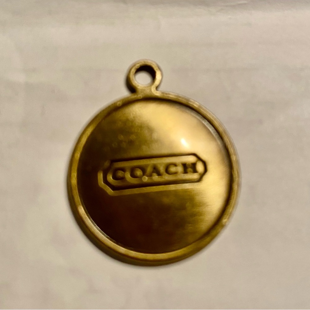 Coach Gold Pendant Charm